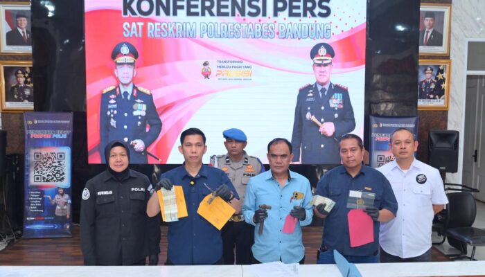 Polrestabes Bandung Amankan Residivis RP, Pelaku Pemerkosaan & Begal Sadis Berkedok Pembuntutan