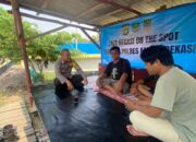 Jaga Bekasi On The Spot, Bhabinkamtibmas Cipayung Ajak Warga Tetap Solid Dalam Menjaga Harkamtibmas.
