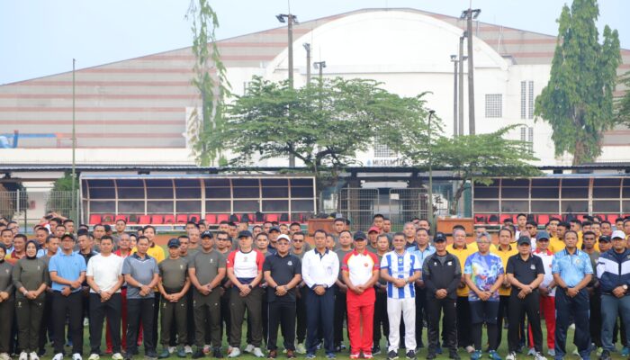 Olahraga Bersama TNI-Polri dan Forkopimda Perkuat Sinergitas di Wilayah Kogartap II/Bandung