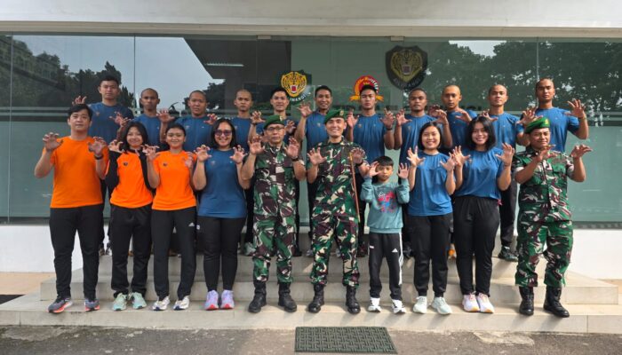 Kazidam III/Siliwangi Lepas Tim Karate Kodam III/Siliwangi Menuju Indonesia Open Championship Piala Presiden 202