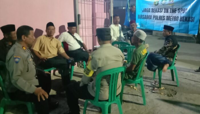 Antisipasi Gangguan Kamtibmas, Polsek Cikarang Timur Gelar “Jaga Bekasi On The Spot” di Jatibaru