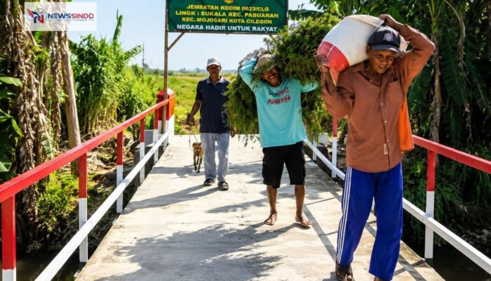 Kodim 0623/Cilegon Bangun Jembatan Beton Sungai Sukalila, Permudah Akses dan Tingkatkan Kesejahteraan Masyarakat