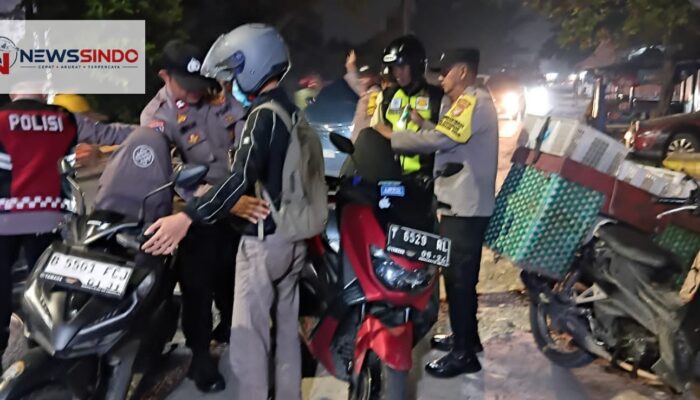 Cipta Kondisi Jelang Tengah Malam, Polsek Cikarang Timur Persempit Ruang Gerak Pelaku Kejahatan