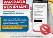 Awas Modus Penipuan Catut Nama Bapenda Kota Bandung, Wajib Pajak Diminta Jangan Asal Transfer dan Bocorkan Data