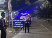 Jaga Bekasi Aman, 8 Personel Polsek Cikarang Timur Razia Malam di Titik Rawan Citarik