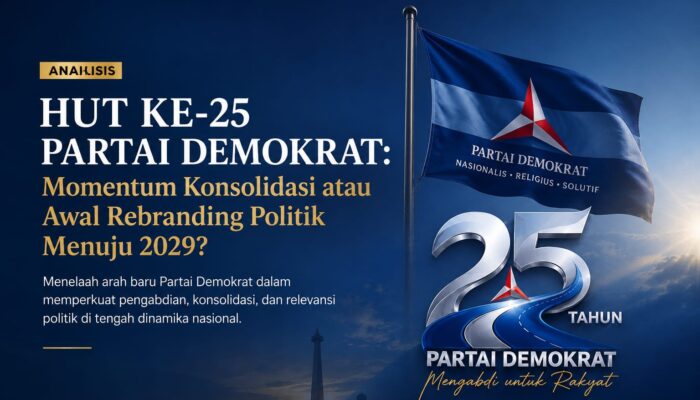 HUT Ke-25 Partai Demokrat: Momentum Konsolidasi Dan Awal Rebranding Politik Menuju 2029
