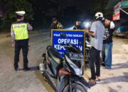 Polsek Cikarang Timur Gelar Operasi Kejahatan Jalanan, Pastikan Wilayah Tetap Kondusif.