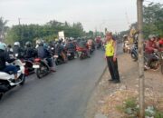 Pastikan Aktivitas Pagi Lancar, Polsek Cikarang Timur Gelar Polsek Cikarang TimurSiagakan Personil Sejak Shubuh.