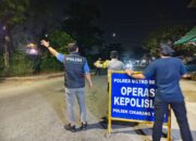 Tekan Kriminalitas Jalanan, Polsek Cikarang Timur Gelar Operasi Dini Hari di Jalan Citarik Raya.