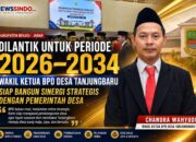 Dilantik untuk Periode 2026–2034, Wakil Ketua BPD Desa Tanjungbaru Siap Bangun Sinergi Strategis Bersama Pemerintah Desa