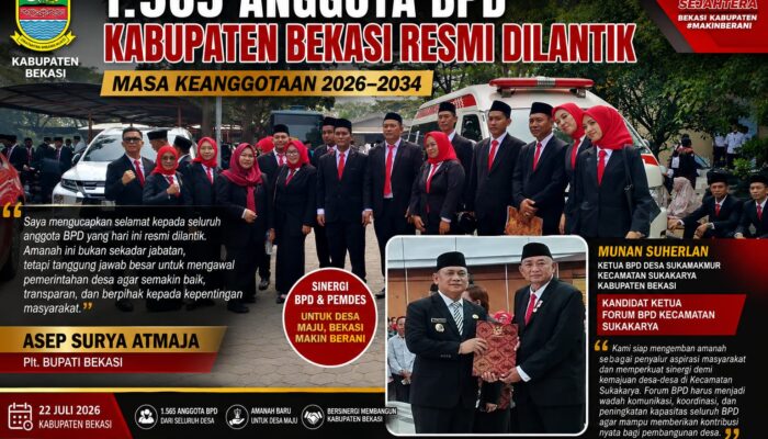 Munan Suherlan Siap Pimpin Forum BPD Sukakarya Usai Dilantik Jadi BPD Sukamakmur 2026-2034