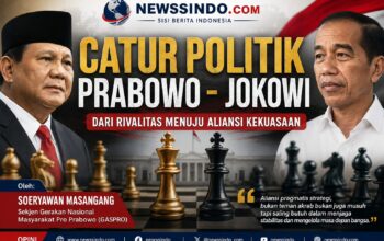 Catur Politik Prabowo–Jokowi: Dari Rivalitas Menuju Aliansi Kekuasaan