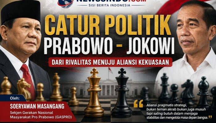 Catur Politik Prabowo–Jokowi: Dari Rivalitas Menuju Aliansi Kekuasaan