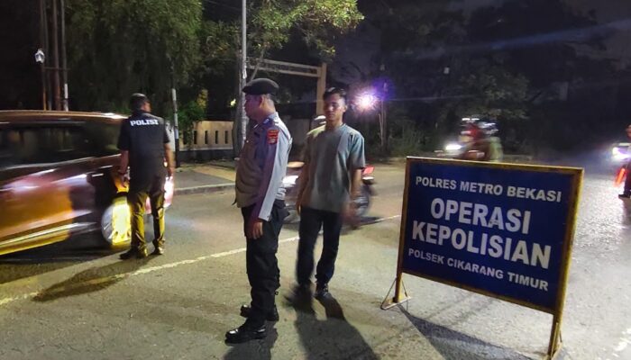 Hasil Nihil, Situasi Kondusif! Polsek Cikarang Timur Gencarkan OKJ di Citarik Raya Karangsari