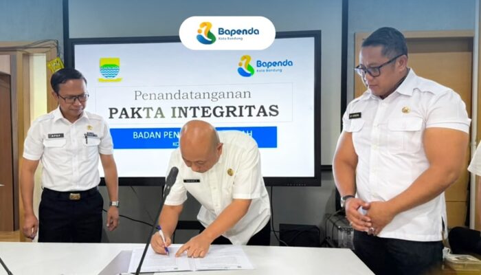 Bapenda Kota Bandung Teguhkan Komitmen Integritas, Seluruh ASN Teken Pakta Integritas 2026