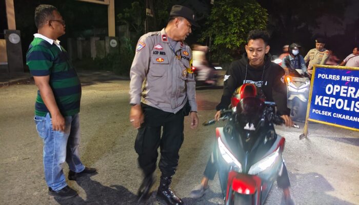 OKJ Dini Hari di Citarik Raya, Polsek Cikarang Timur Sita Honda Scoopy Bodong