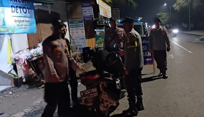 Gelar OKJ hingga Dini Hari, Polsek Cikarang Timur Perketat Pengawasan Area Rawan Kriminalitas.