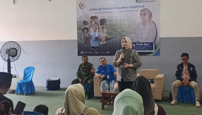 Putih Sari di Bekasi: Pekerja Informal Wajib Terlindungi BPJS Ketenagakerjaan