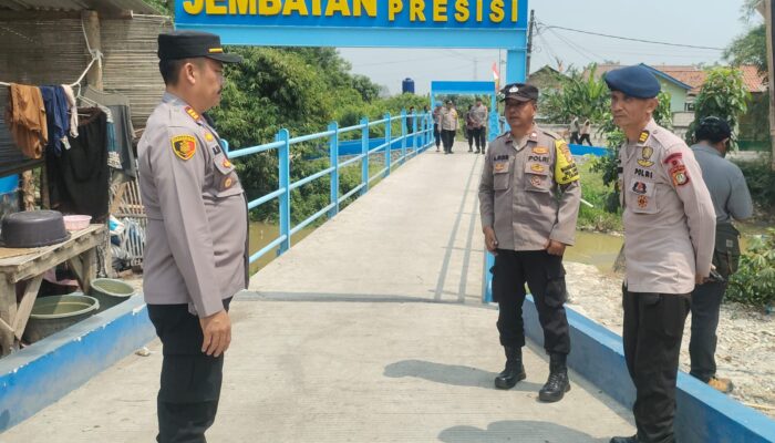 Jembatan Merah Putih Presisi Hadir di Karangsari, Wujud Peduli Polri Pangkas Waktu Tempuh Warga