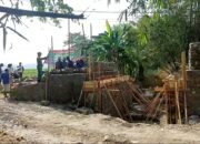 Jembatan Impian Warga Kampung Sawah Pandeglang Terwujud, TNI Gotong Royong Bangun Jembatan Beton