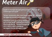 WASPADA! Pencurian Meter Air Marak, Perumda Tirtawening Imbau Pelanggan Tingkatkan Keamanan