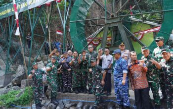 Pangdam III/Siliwangi Dampingi Kasad Tinjau Kincir Air Curug Rahong, Situ Bagendit Hingga Ketahanan Pangan di Garut – Bandung