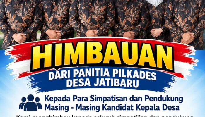 Jelang Pengambilan Nomor Urut, Ketua Panitia Pilkades Jatibaru Imbau Pendukung Jaga Kondusifitas