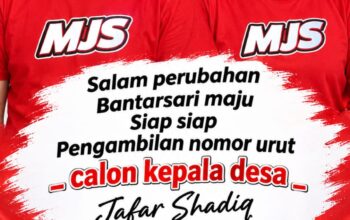 Jaga Kondusivitas, Cakades Bantarsari Jafar Shadiq Minta Pendukung Tidak Ikut Kawal Pengambilan Nomor Urut