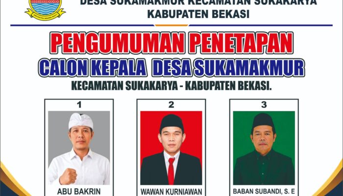 Meriah! Pilkades Sukamakmur Tetapkan 3 Calon, Ribuan Massa Konvoi Kampanye Damai
