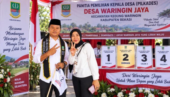 Kantongi Nomor Urut 2, Dirman Bawa Semangat Baru: Wujudkan Waringin Jaya Guyub, Maju dan Sejahtera!