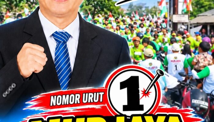 MEMBLUDAK! Ribuan Massa Menyemut Kawal Kampanye Akbar Cakades Jatireja Nurjaya Nomor Urut 1 Keliling Desa