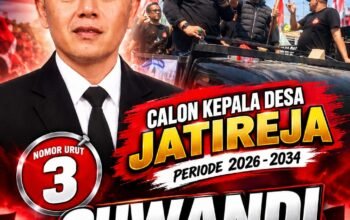 Kampanye Akbar Cakades Petahana Jatireja Suwandi Nomor Urut 3 Diserbu Ribuan Pendukung, Gaungkan Lanjutkan Dua Periode