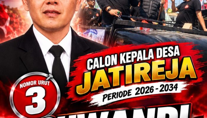 Kampanye Akbar Cakades Petahana Jatireja Suwandi Nomor Urut 3 Diserbu Ribuan Pendukung, Gaungkan Lanjutkan Dua Periode
