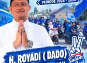 MEMBIRU! Lautan Biru Pendukung H. Royadi (Dado) Banjiri Kampanye Terbuka, Gaungkan Mekarjaya Berani Menang