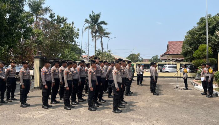 Amankan Pilkades Serentak! Polsek Cikarang Timur Geser 107 Personel Gabungan Kawal TPS Hingga Tuntas