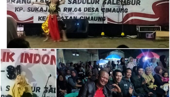 Karang Taruna “SADULUR SALEMBUR” Gelar Malam Peringatan HUT RI Ke-81 di Kampung Sukajaya