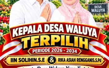 Menang Pilkades Waluya 2026, Iin Solihin S.E. Siap Wujudkan Desa Waluya Tertata dan Produktif Periode 2026-2034