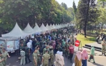 HUT ke-81 TNI, Kodam III/Siliwangi Gelar Bazar UMKM 1.991 Stan di 21 Titik, Dorong Ekonomi Rakyat di Bandung