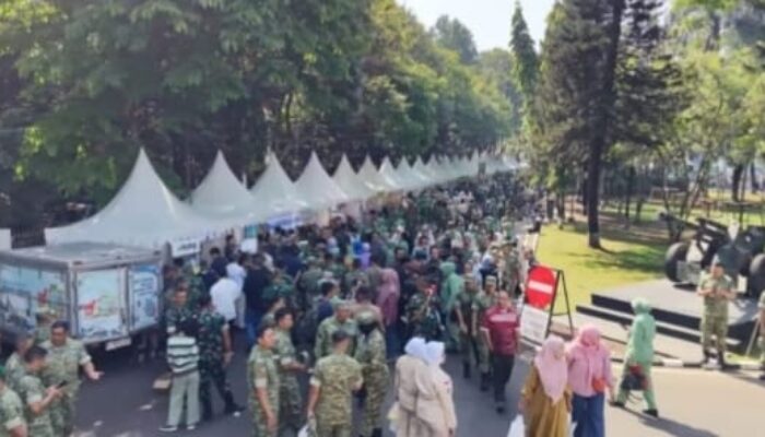 HUT ke-81 TNI, Kodam III/Siliwangi Gelar Bazar UMKM 1.991 Stan di 21 Titik, Dorong Ekonomi Rakyat di Bandung