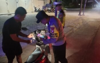 Jaga Kondusivitas Tengah Malam, Polsek Cikarang Timur Gelar Operasi Kejahatan Jalanan di Raya Citarik Dipimpin Iptu Kabar Silaban