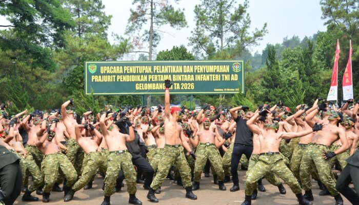 282 Bintara Infanteri TNI AD Gelombang III TA 2026 Resmi Dilantik di Rindam III/Siliwangi, Siap Mengabdi Untuk NKRI